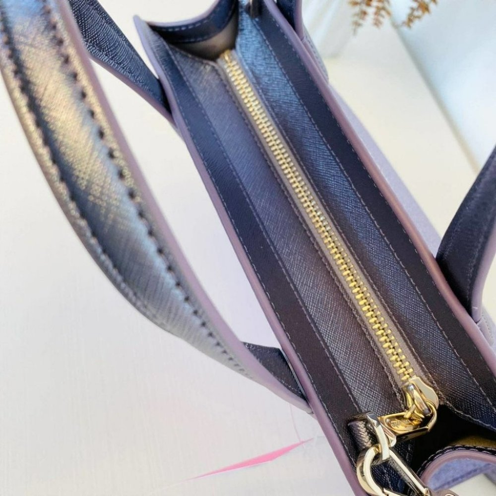 Kate spade purse tinsel glitter satchel handbag - Picture 8 of 11